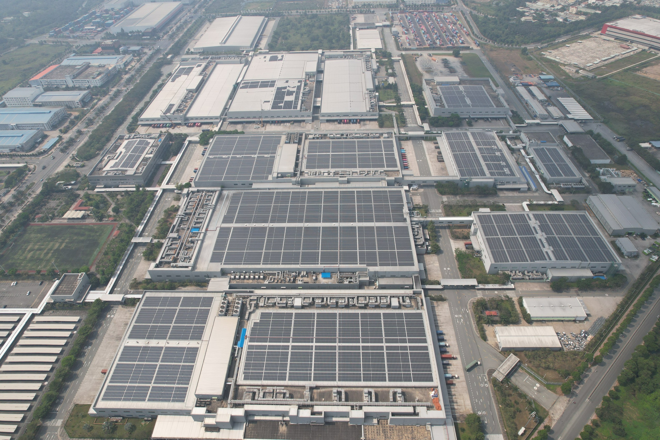 Điện mặt trời Samsung HCMC CE Complex - Công suất 28 MWp